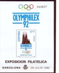 Stamps Spain -  29 de Julio Juegos de la XXV OimpiadaBarcelona 92