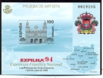 Stamps : Europe : Spain :  1 de Julio Exposición filatelica Nacional 