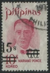 Sellos del Mundo : Asia : Filipinas : S1190 - Mario Ponce (1863-1918)