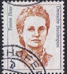 Stamps Germany -  MUJERES DE LA HISTORIA ALEMANA. ENMA IHRER, POLITICA