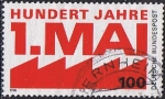 Stamps : Europe : Germany :  CENTENARIO DEL 1º DE MAYO COMO FIESTA DEL TRABAJO