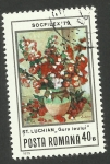 Stamps Romania -  Flores. Pintura de Luchian