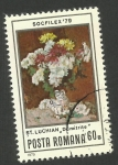 Sellos de Europa - Rumania -  Flores. Pintura de Luchian