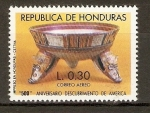 Stamps Honduras -  VASIJA  CON  PATAS