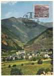 Stamps : Europe : Andorra :  Andorra.  Vista del valle de Ordino  Primer día de circulación del sello