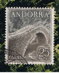 Stamps : Europe : Andorra :  Andorra.  Puente de San Antonio.  Primer día de circulación del sello