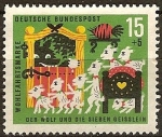 Stamps Germany -  Wohlfahrtsmarke  (sello benéfico-el lobo y los siete cabritillos).