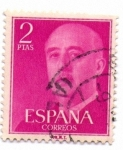 Stamps Spain -  General Franco