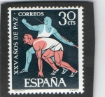 Stamps Spain -  1577- XXV AÑOS DE PAZ ESPAÑOLA. DEPORTES.