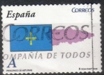 Stamps Spain -  Bandera Asturias