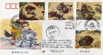 Stamps China -  Carta circulada de China a México primer día de emisión- fdc -literatura 5ta serie