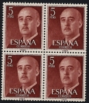 Sellos de Europa - Espa�a -  Serie Básica General Franco 1955