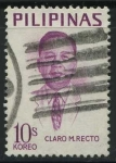 Sellos de Asia - Filipinas -  S1014 - Senador Claro M. Recto (1890-1960)