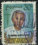 Sellos de Asia - Filipinas -  S1376 - Dr. Honoria Acosta Sisón (1888-1970)