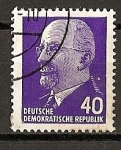 Stamps Germany -  DDR / P. Walter Ulbricht.