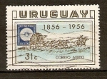Stamps America - Uruguay -  DILIGENCIA  Y  SELLO  POSTAL