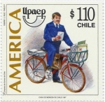 Stamps : America : Chile :  SERIE AMERICA U.P.A.E.P” EL CARTERO