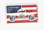 Stamps United States -  Avion (repetido)