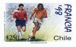 Stamps : America : Chile :  “CAMPEONATO MUNDIAL DE FUTBOL FRANCIA 