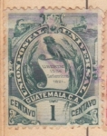 Stamps : America : Guatemala :  Libertad 15-09-1821 ed 1886