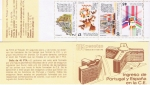 Stamps Spain -  CARNÉ INGRESO DE ESPAÑA Y PORTUGAL EN LA COMUNIDAD EUROPEA