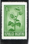 Sellos de America - Argentina -   ARGENTINA- GIRASOL