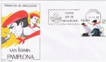 Stamps Spain -  SPD FIESTAS POPULARES ESPAÑOLAS. SAN FERMIN, PAMPLONA