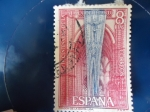 Stamps Spain -  Pendon de Sta.Liga(IVCebte. batalla de Lepanto)
