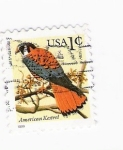 Stamps United States -  American Kestrel