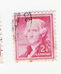 Stamps United States -  Jefferson (repetido)