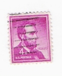 Stamps United States -  Lincoln (repetido)
