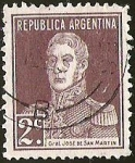 Sellos de America - Argentina -  GENERAL JOSE DE SAN MARTIN