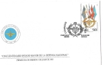 Stamps Chile -  SOBRE PRIMER DIA DE EMISION - CINCUENTENARIO ESTADO MAYOR DE LA DEFENZA NACIONAL