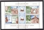 Stamps : Europe : Spain :  ESPAMER 80 Exposición Filatélica de América y Europa