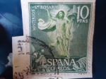 Stamps Spain -  Ed:1473 - Misterios del Santísimo Rosario - Oleo del Español Bartolomé Murillo, 1618/82- 