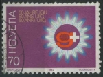 Stamps Switzerland -  S712 - 50 Aniv. Convención Gas