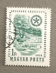 Stamps Hungary -  Cascada en Eger