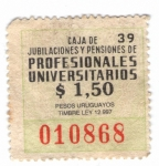 Stamps Uruguay -  CJPPU