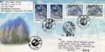 Stamps China -  Carta circulada de China a México primer día de emisión-fdc-Naturaleza