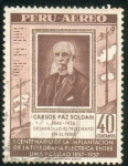Stamps Peru -  Telegrafo