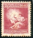 Stamps Peru -  Educacion nacional