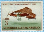 Stamps San Marino -  Albert e Émile Bonnet- Labranche 1908