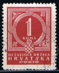 Stamps Croatia -  Scott  J7  Cifras