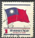 Sellos de Asia - China -  Bandera