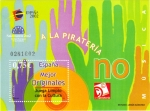 Stamps Spain -  Mejor originales. A la piratería no. Salamanca 2002