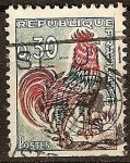 Stamps France -  simbolo galo
