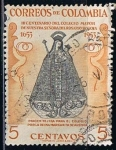 Stamps : America : Colombia :  Scott  629  Virjen Tapestry