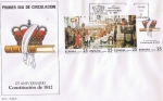Stamps Spain -  SPD 175 ANIV DE LA CONSTITUCIÓN DE 1812