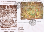 Sellos del Mundo : Europa : Espaa : SPD TAPIZ DE LA CREACIÓN, GERONA, CON MATASELLOS P.D. DE GERONA
