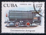 Stamps Cuba -  Scott  2359  Steam storage  (Primeras locomotoras) (5)